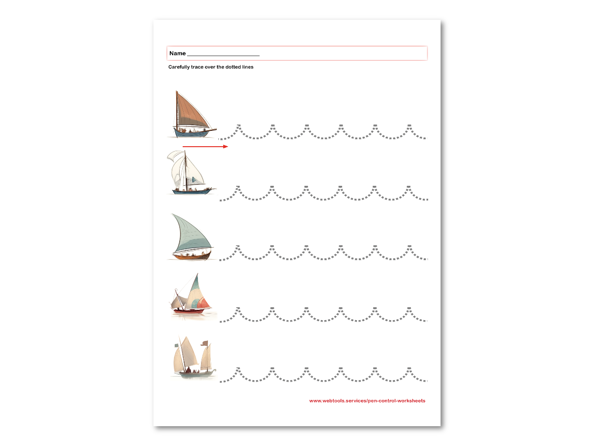 Webtools - Curve Line Tracing Worksheet